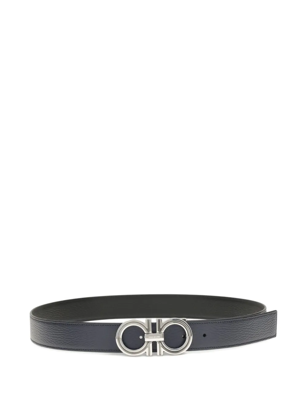 Ferragamo Gancini reversible belt - Blu