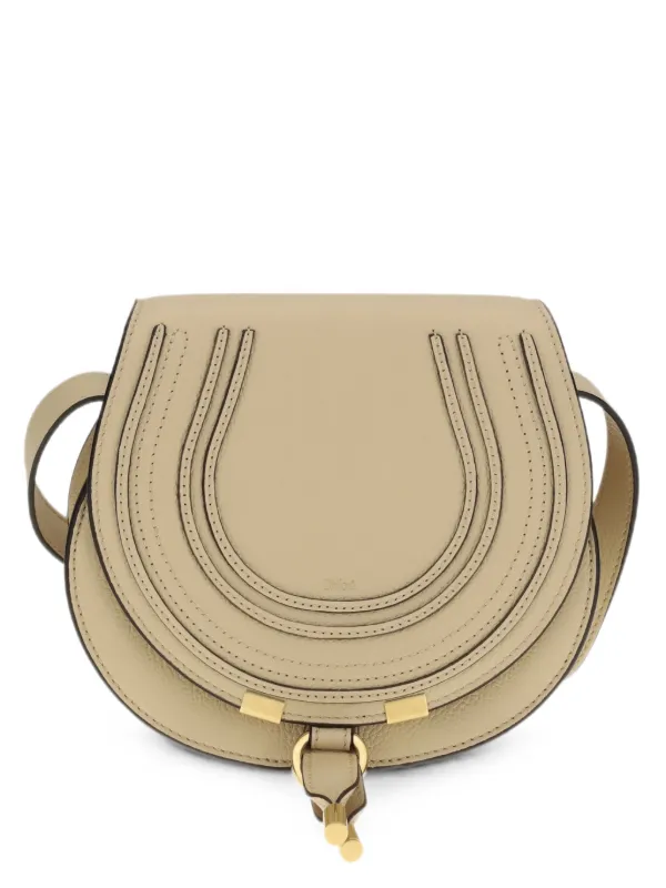Chloé Marcie Saddle Bag in Neutrals