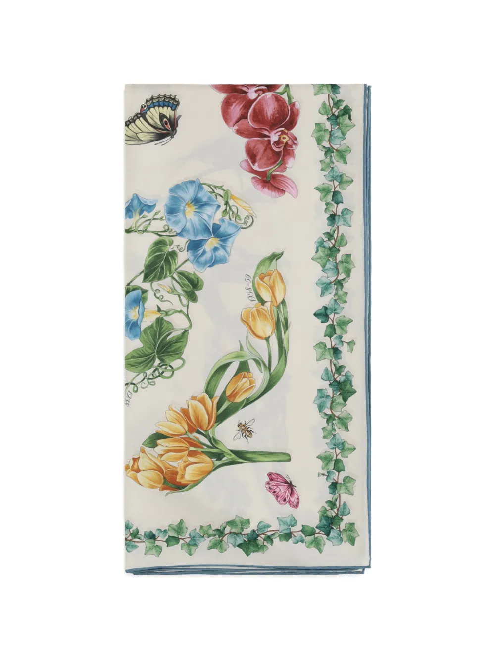 Ferragamo floral-print scarf - Toni neutri