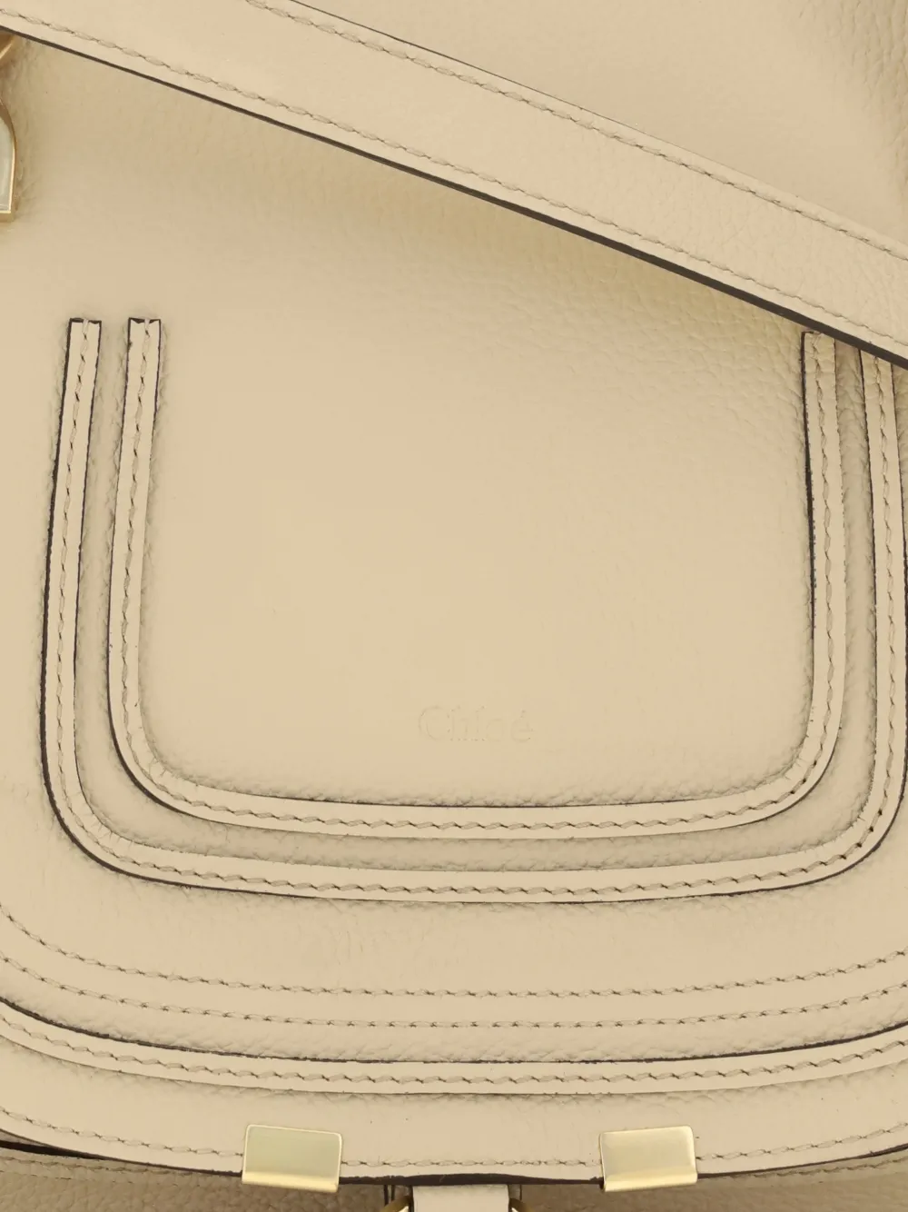 Chloé Marcie kleine shopper Beige