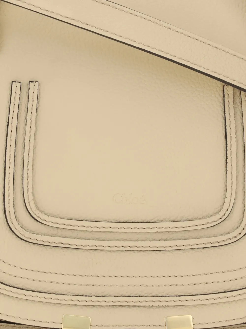 Chloé Marcie kleine shopper Beige