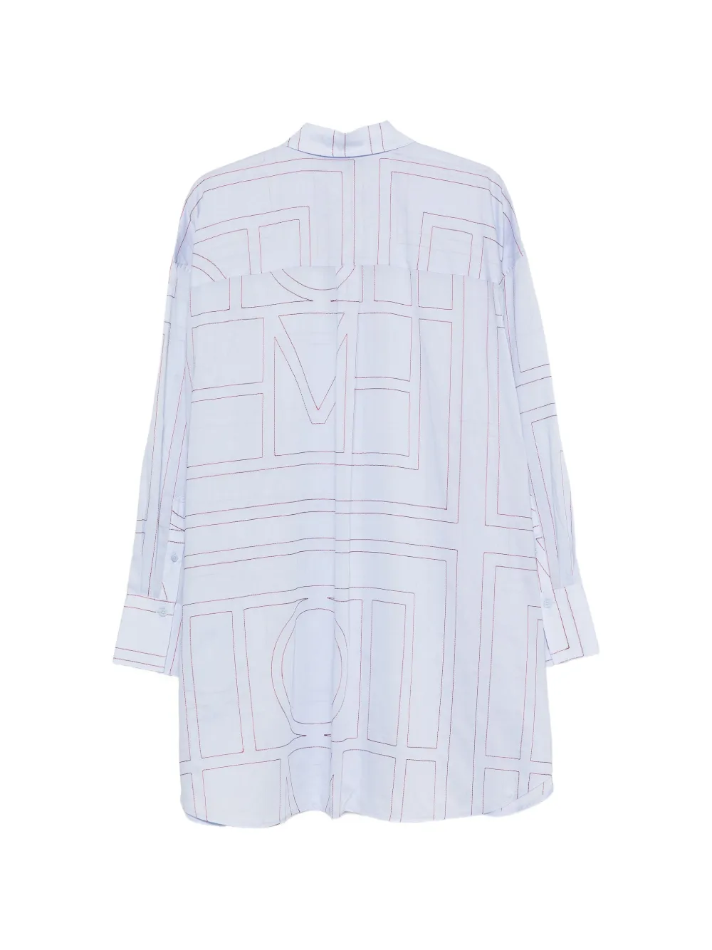 TOTEME Blouse met borduurwerk Blauw