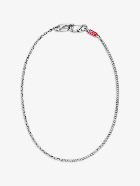 Diesel collier à plaque logo