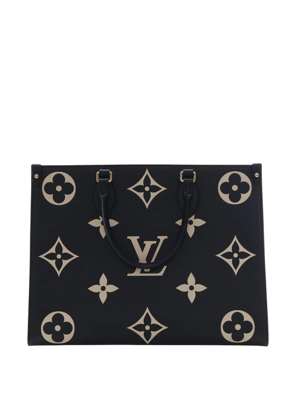 Louis Vuitton Pre-Owned 2021-2026 Bicolor Monogram Empreinte Giant Onthego MM satchel - Black