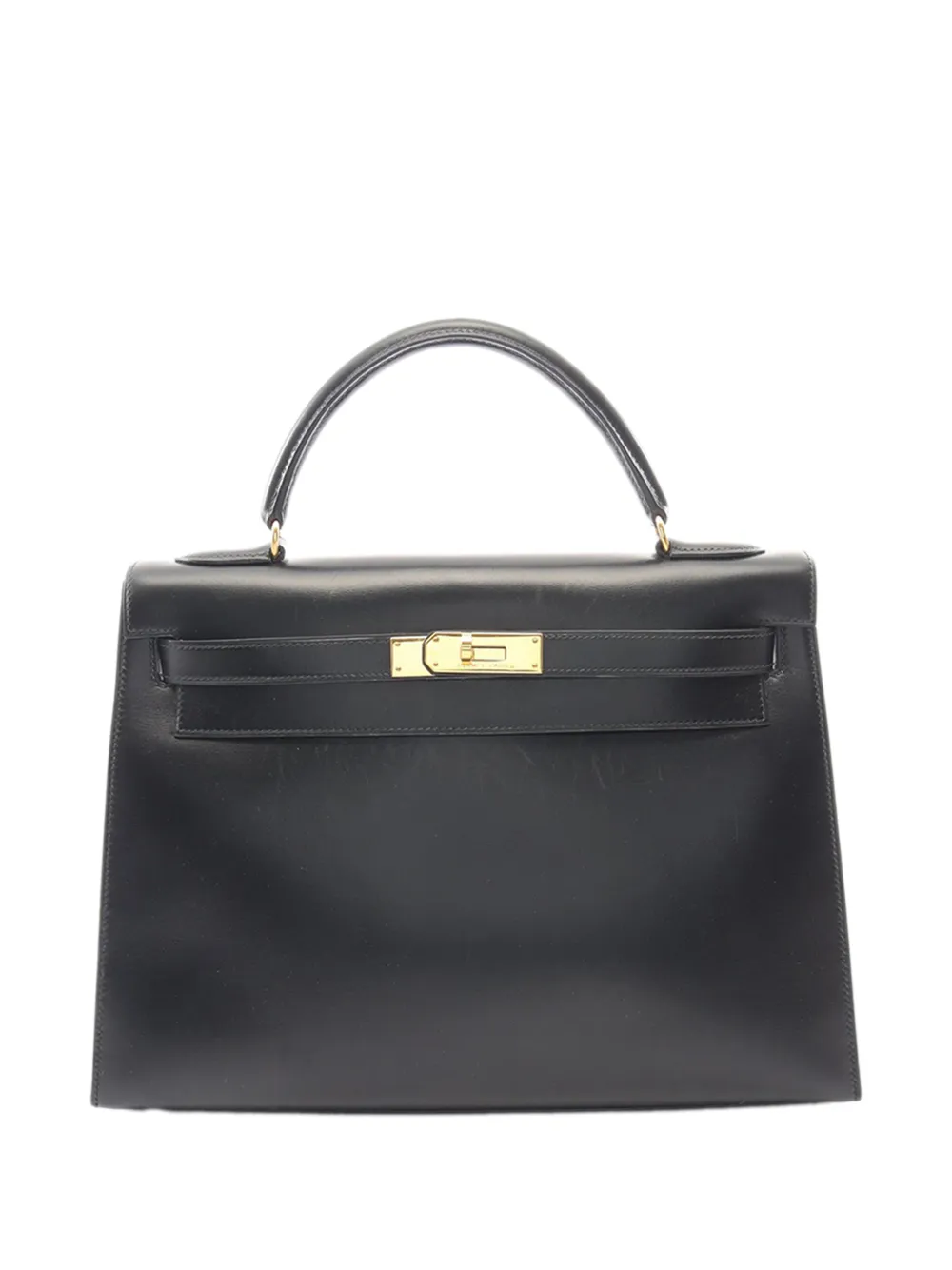 Hermès Pre-Owned 1991 Box Calf Kelly Sellier 32 satchel - Nero