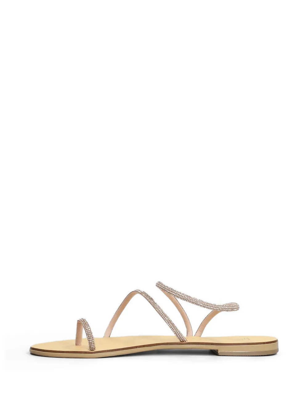 Nicolas Lainas Ithaca sandalen verfraaid met kristallen Beige