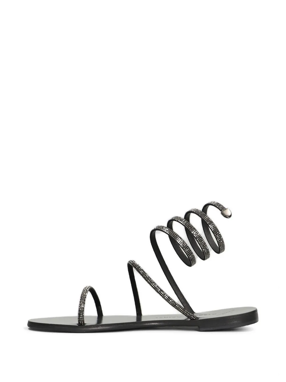 Nicolas Lainas Paros sandalen verfraaid met kristallen Zwart