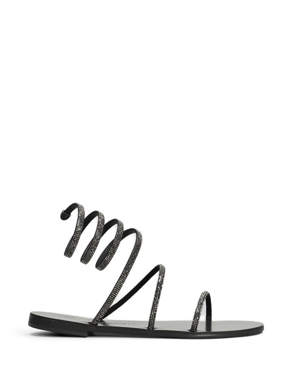 Nicolas Lainas Paros sandalen verfraaid met kristallen Zwart