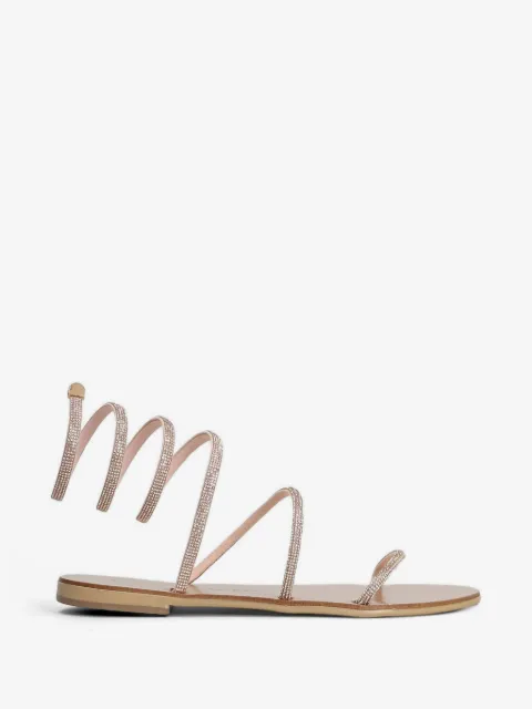 Nicolas Lainas sandalias con detalles de cristal