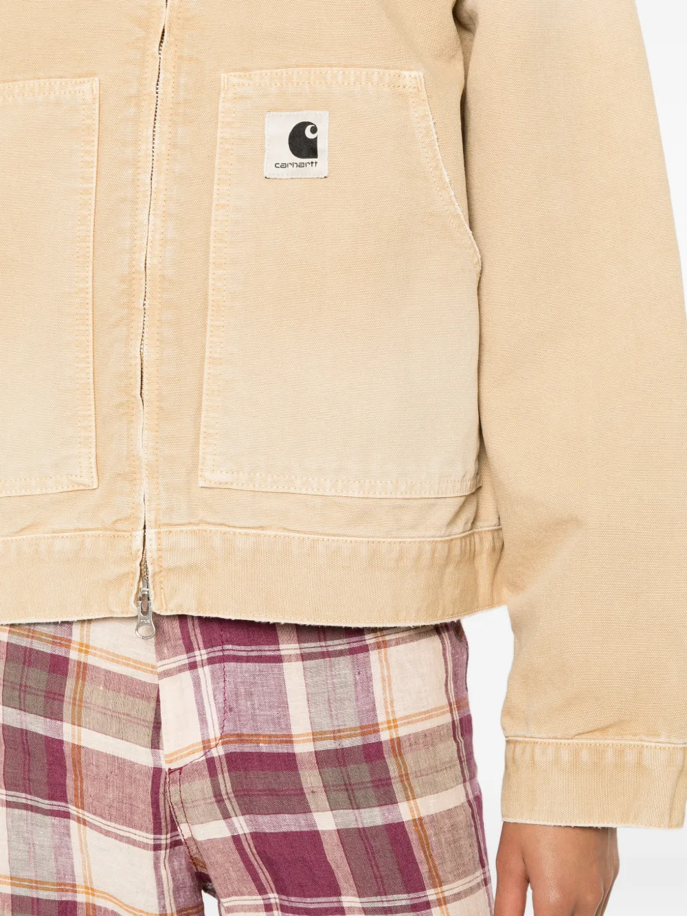 Carhartt WIP Jack met rits Bruin