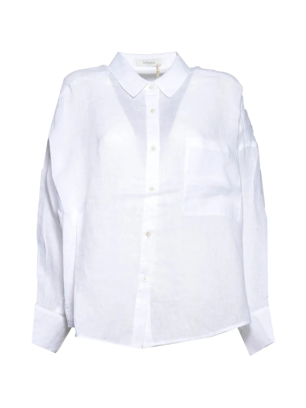 JcSophie Leona chest-pocket shirt - Bianco