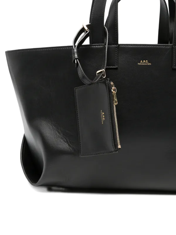 A.P.C. Le Drummer レザーハンドバッグ | ブラック | FARFETCH JP