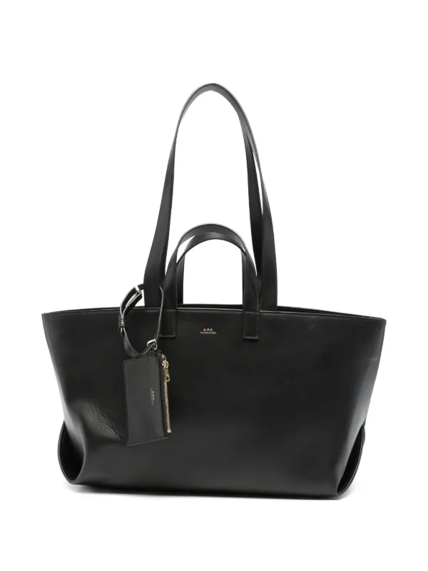 A.P.C. Le Drummer レザーハンドバッグ | ブラック | FARFETCH JP