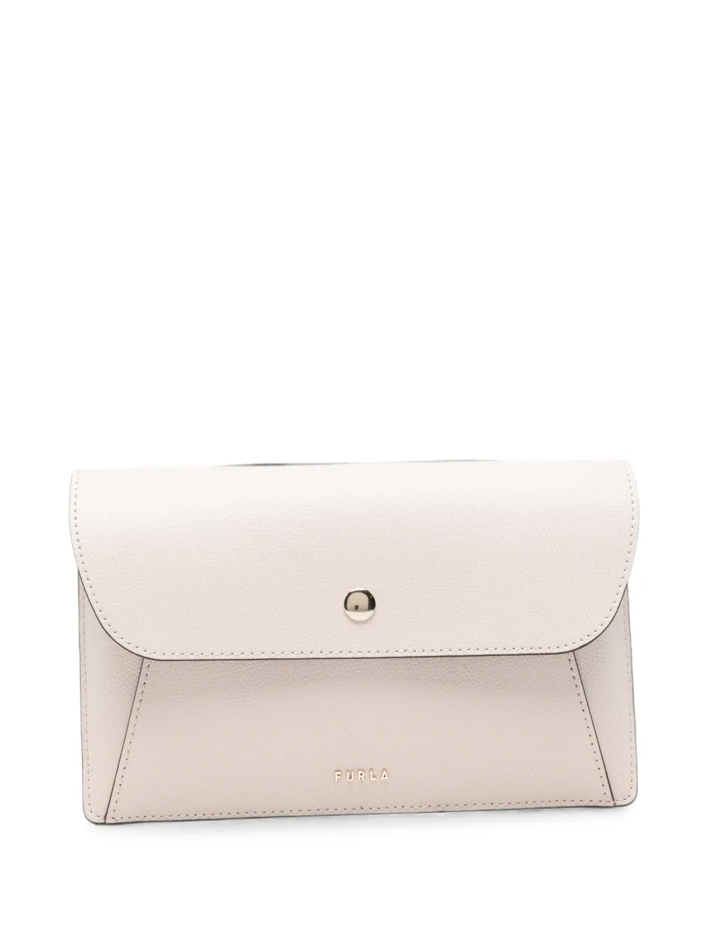 Furla logo-lettering leather belt bag - Toni neutri