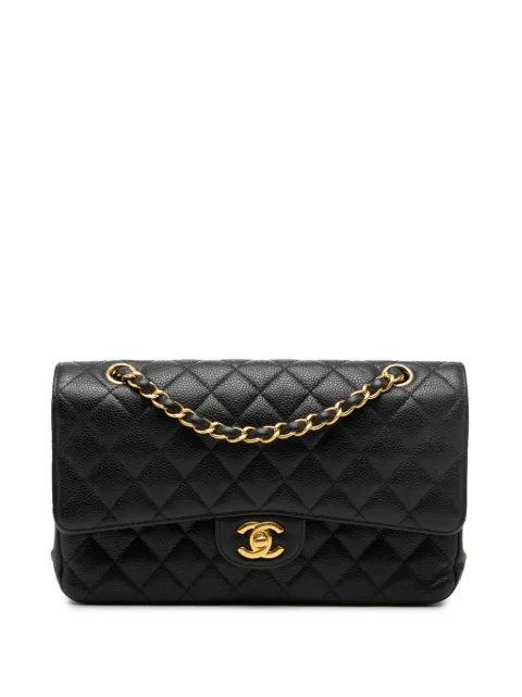 CHANEL Pre-Owned 2017-2018 Medium Classic Caviar Double Flap shoulder bag