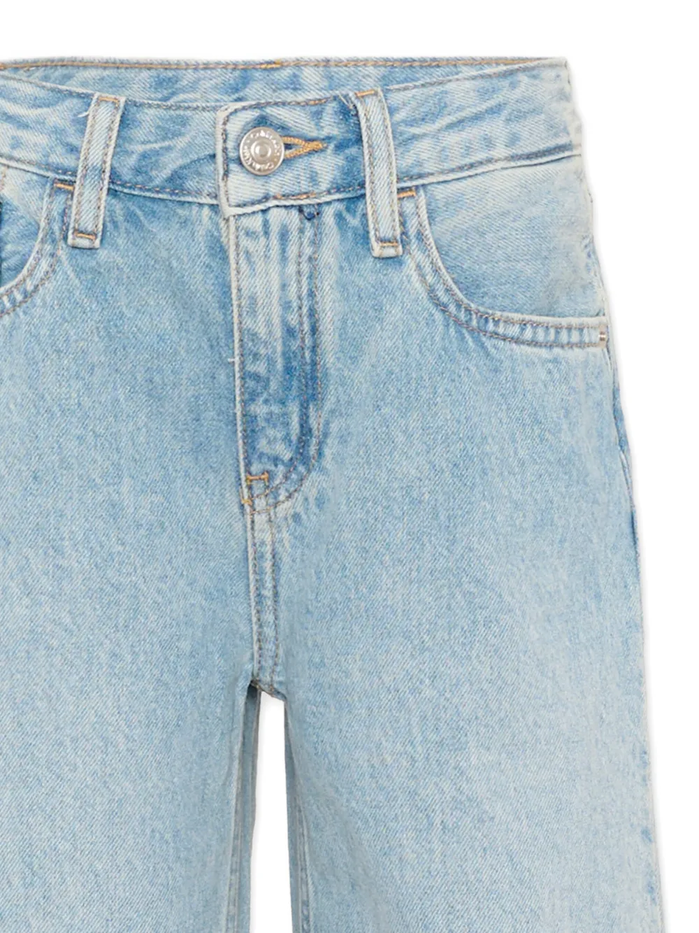 Calvin Klein Kids Skater jeans met wijde pijpen Blauw