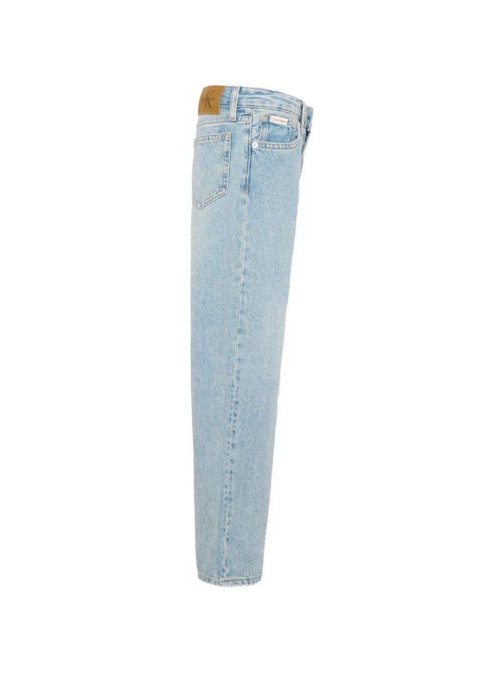 Calvin Klein Kids Skater jeans met wijde pijpen Blauw