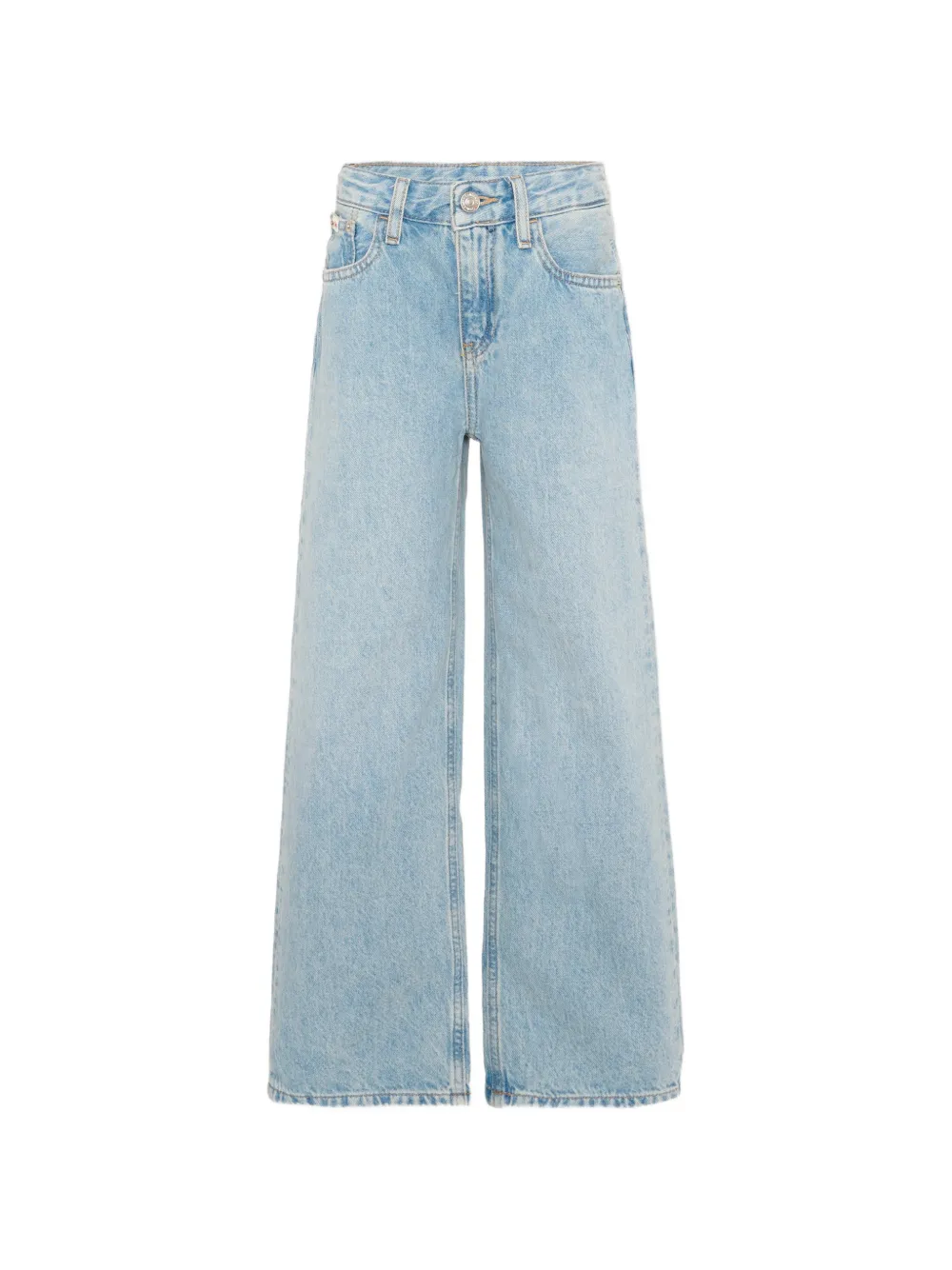Calvin Klein Kids skater wide-leg jeans - Blu