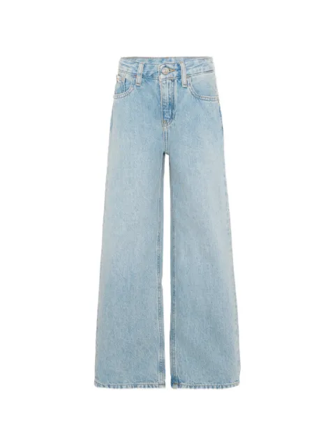Calvin Klein Kids skater wide-leg jeans