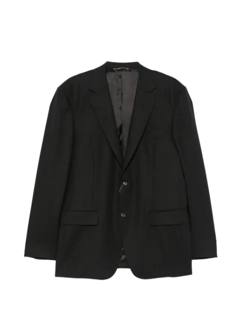 Canali single-breasted notched-lapels blazer