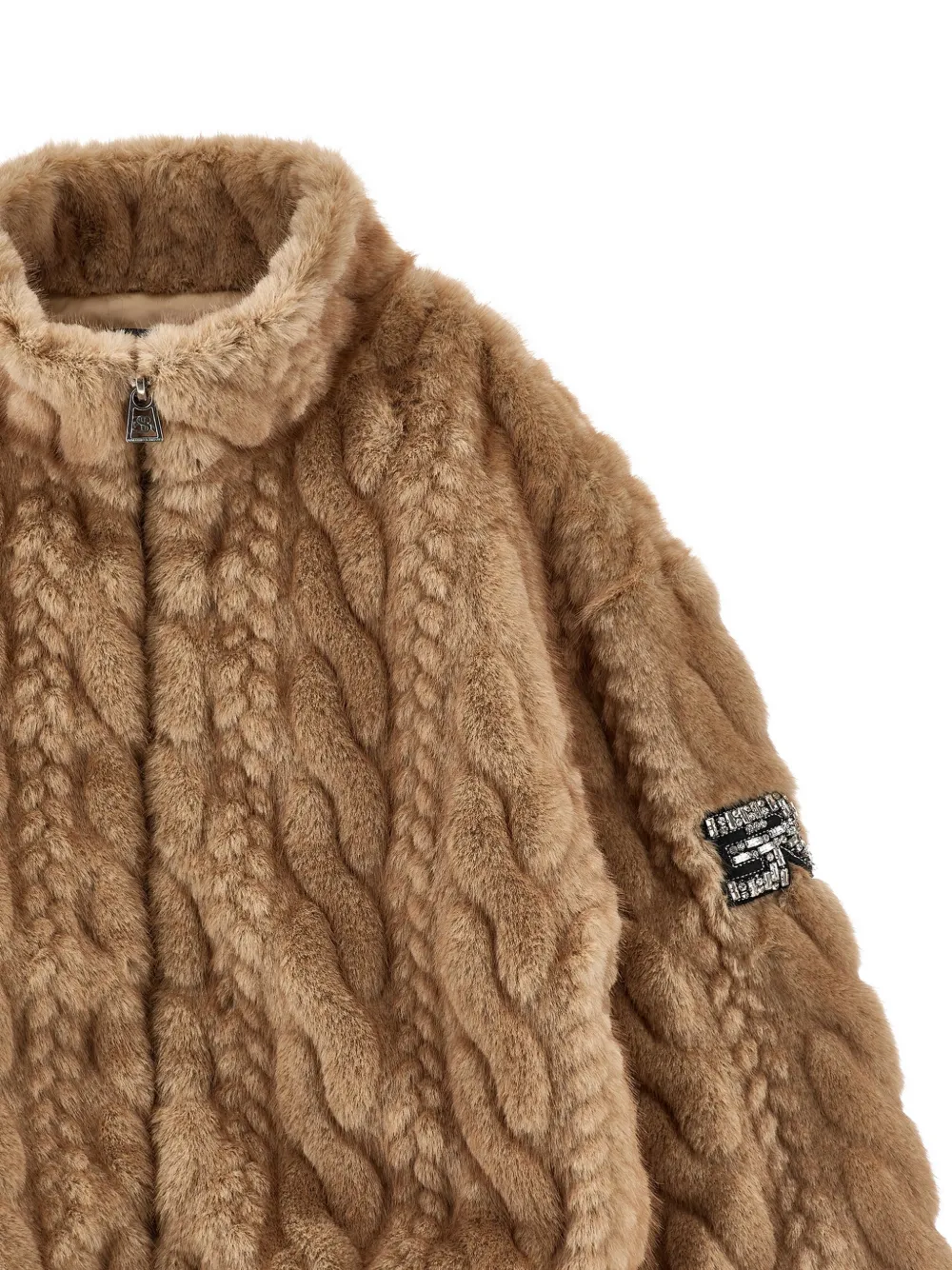 Ermanno Scervino Junior Kabelgebreid jack Bruin