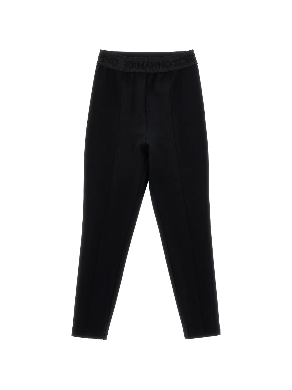 Ermanno Scervino Junior logo-waistband leggings - Nero