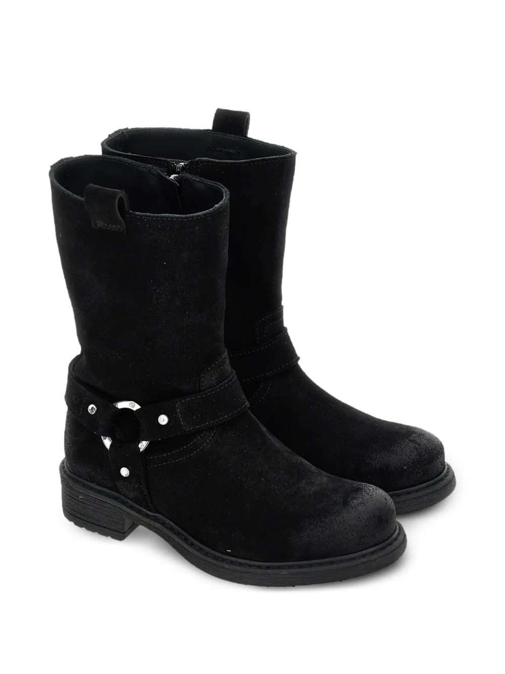 Ermanno Scervino Junior Stivali con dettaglio cinturino - Nero