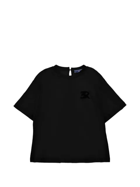 Ermanno Scervino Junior logo-patch T-shirt