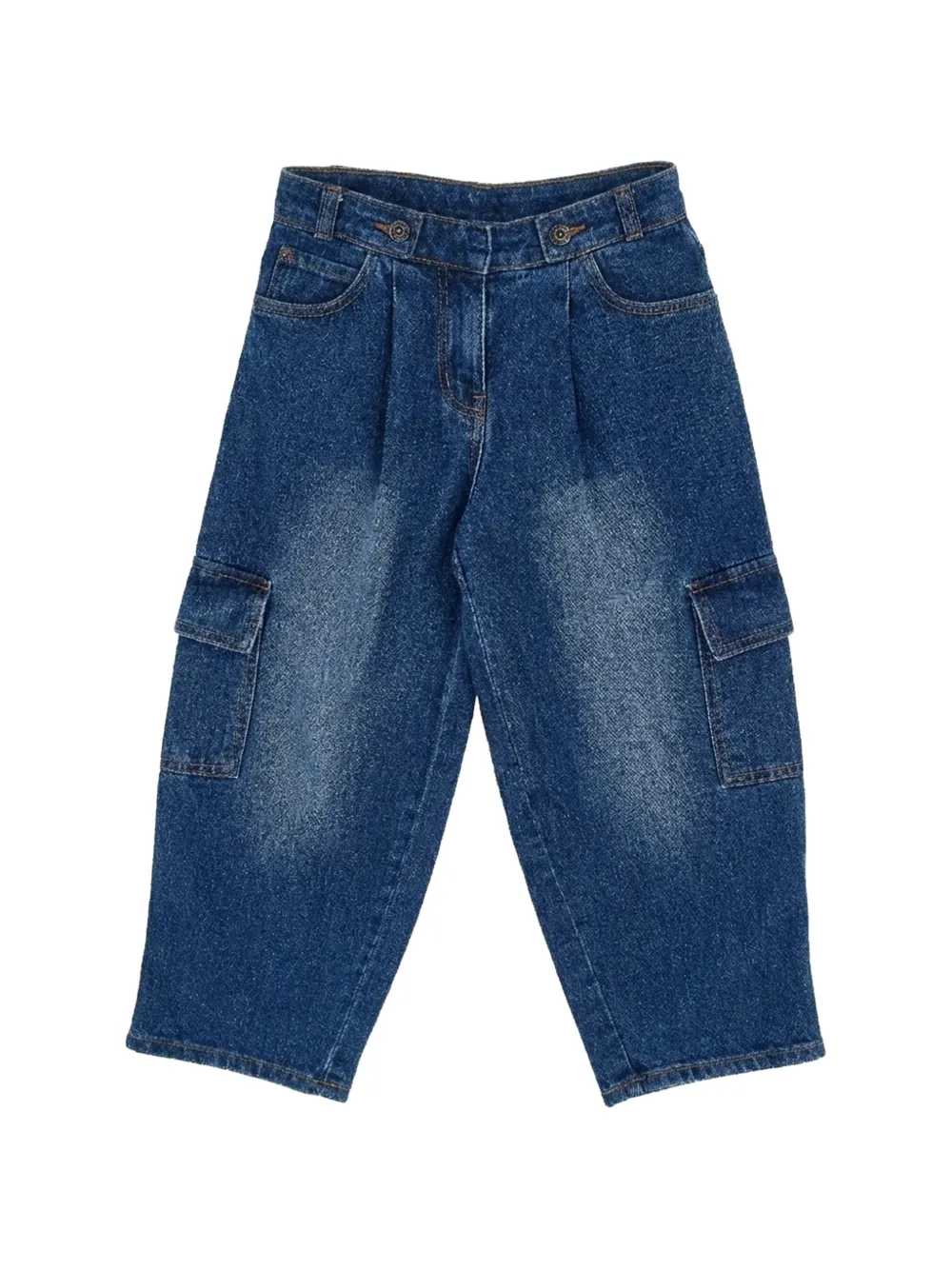 Ermanno Scervino Junior Jeans con tasche cargo - Blu