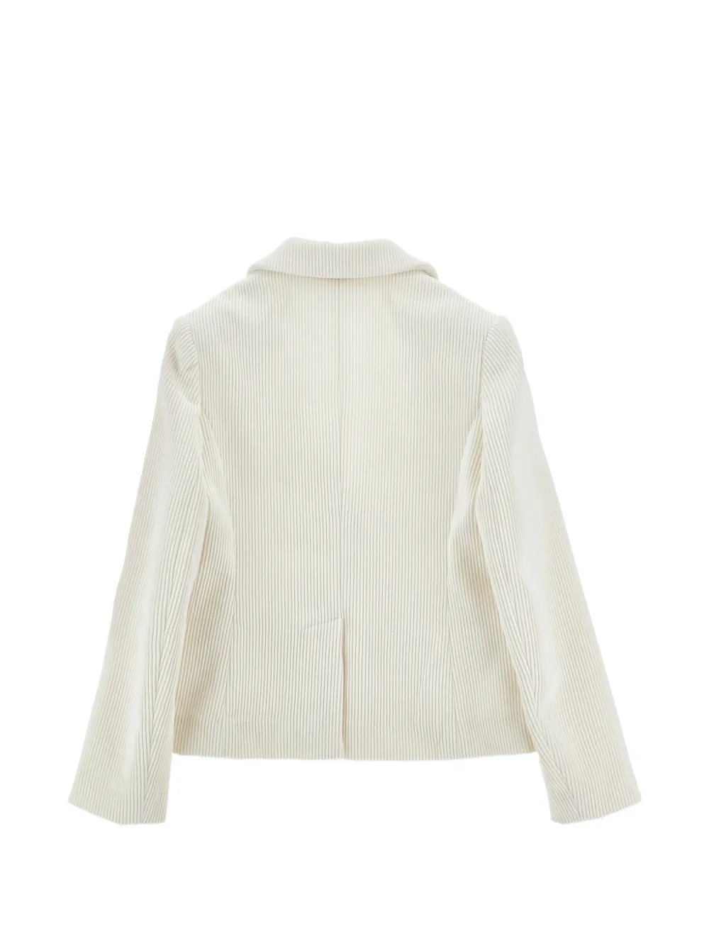 Ermanno Scervino Junior Ribfluwelen jack verfraaid met kristallen Beige