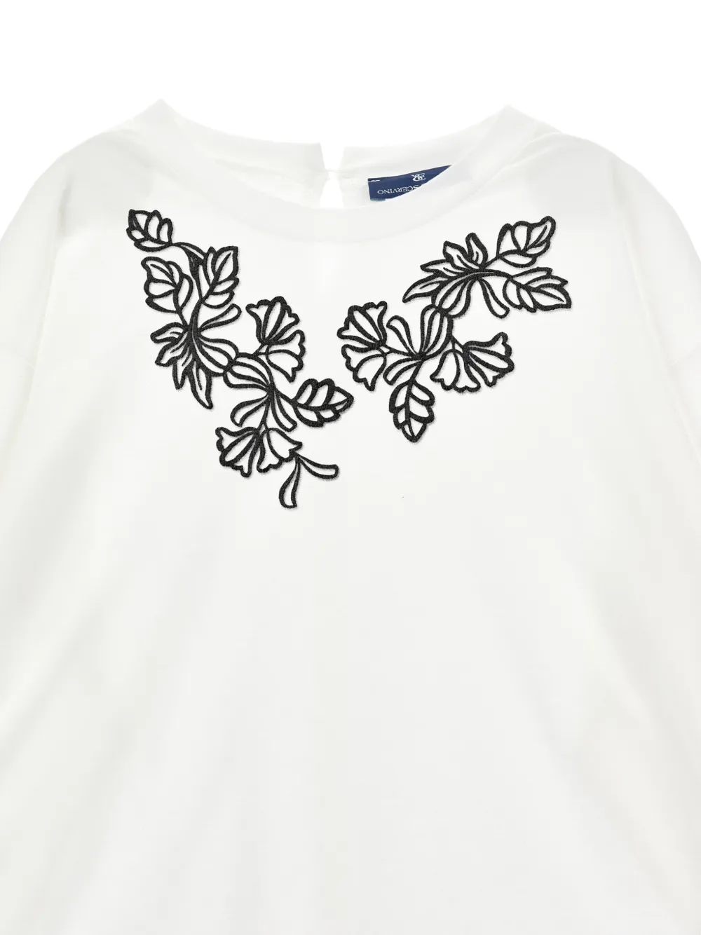 Ermanno Scervino Junior T-shirt met borduurwerk Wit
