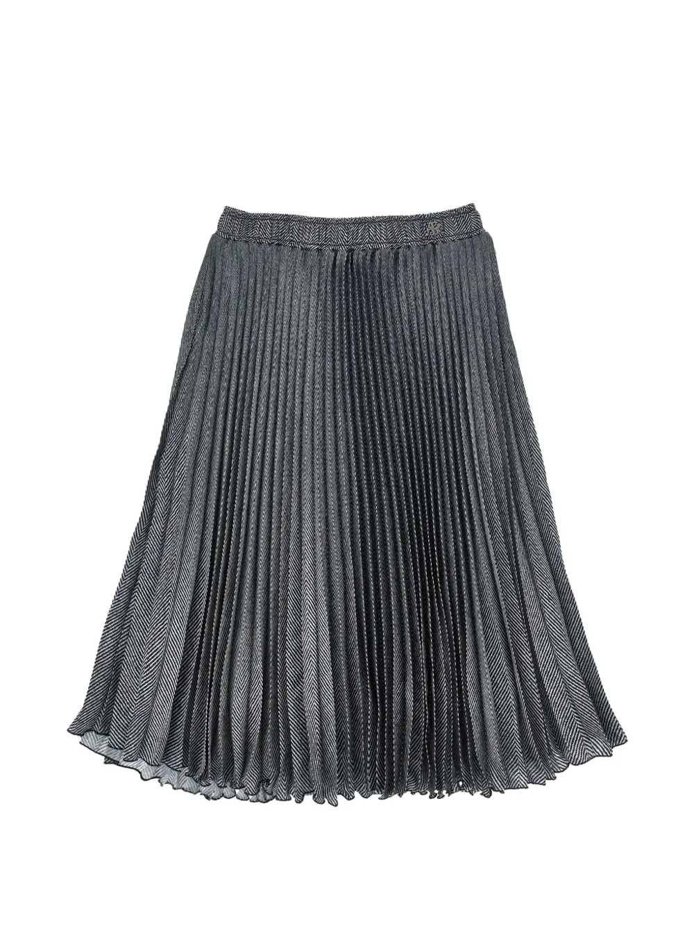 Ermanno Scervino Junior Gonna con motivo pied-de-poule - Nero