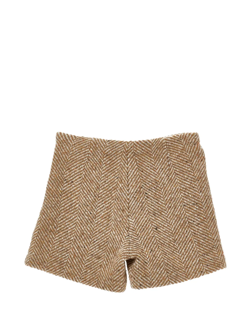 Ermanno Scervino Junior Zwembroek met visgraatpatroon Beige