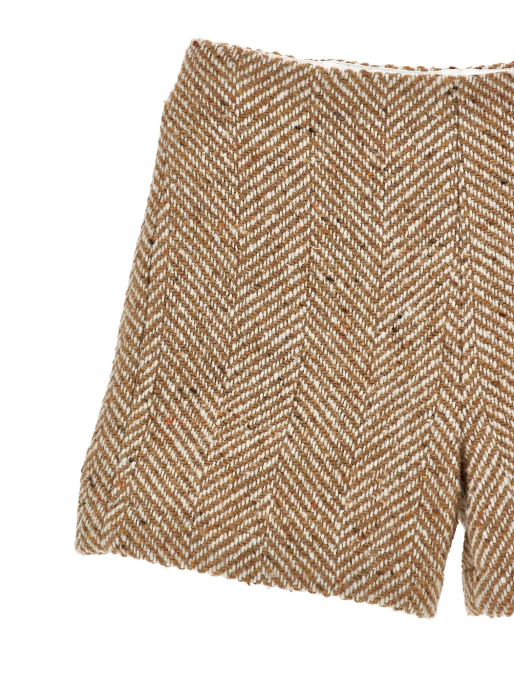 Ermanno Scervino Junior Zwembroek met visgraatpatroon Beige