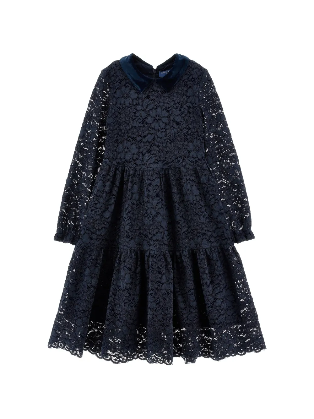 Ermanno Scervino Junior Abito a fiori - Blu