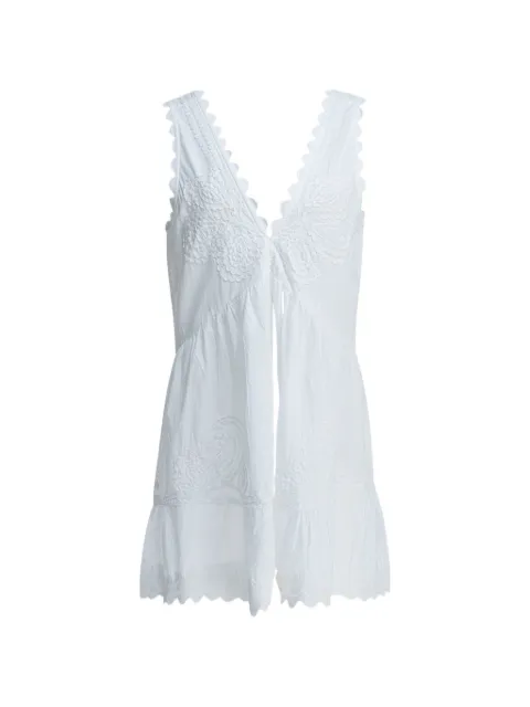 Juliet Dunn v-back mini dress