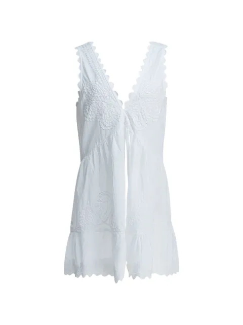 Juliet Dunn v-back mini dress