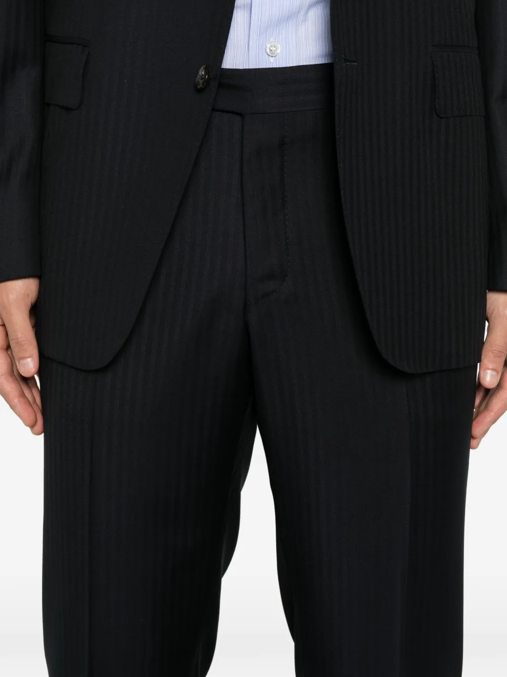 Canali Pak met enkele rij knopen Blauw