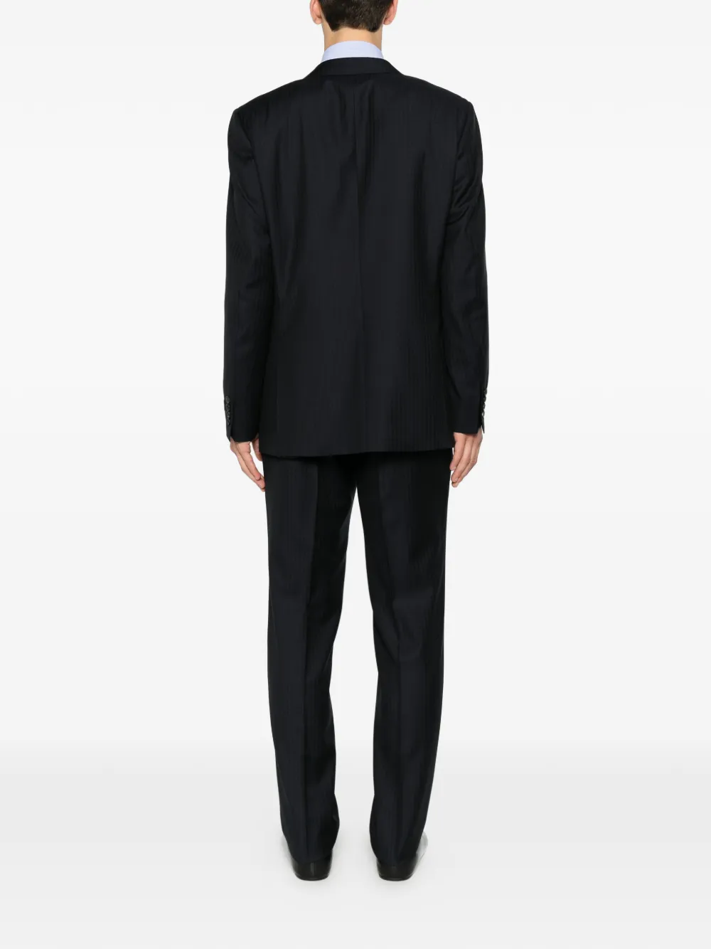 Canali Pak met enkele rij knopen Blauw
