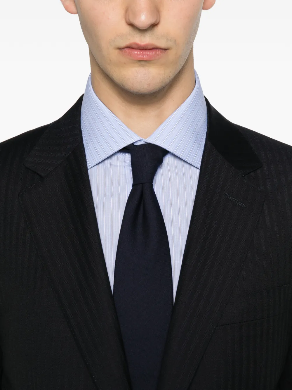 Canali Pak met enkele rij knopen Blauw