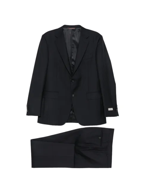 Canali notched-lapel single-breasted suit