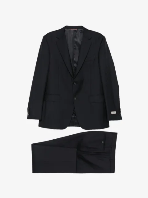 Canali notched-lapel single-breasted suit