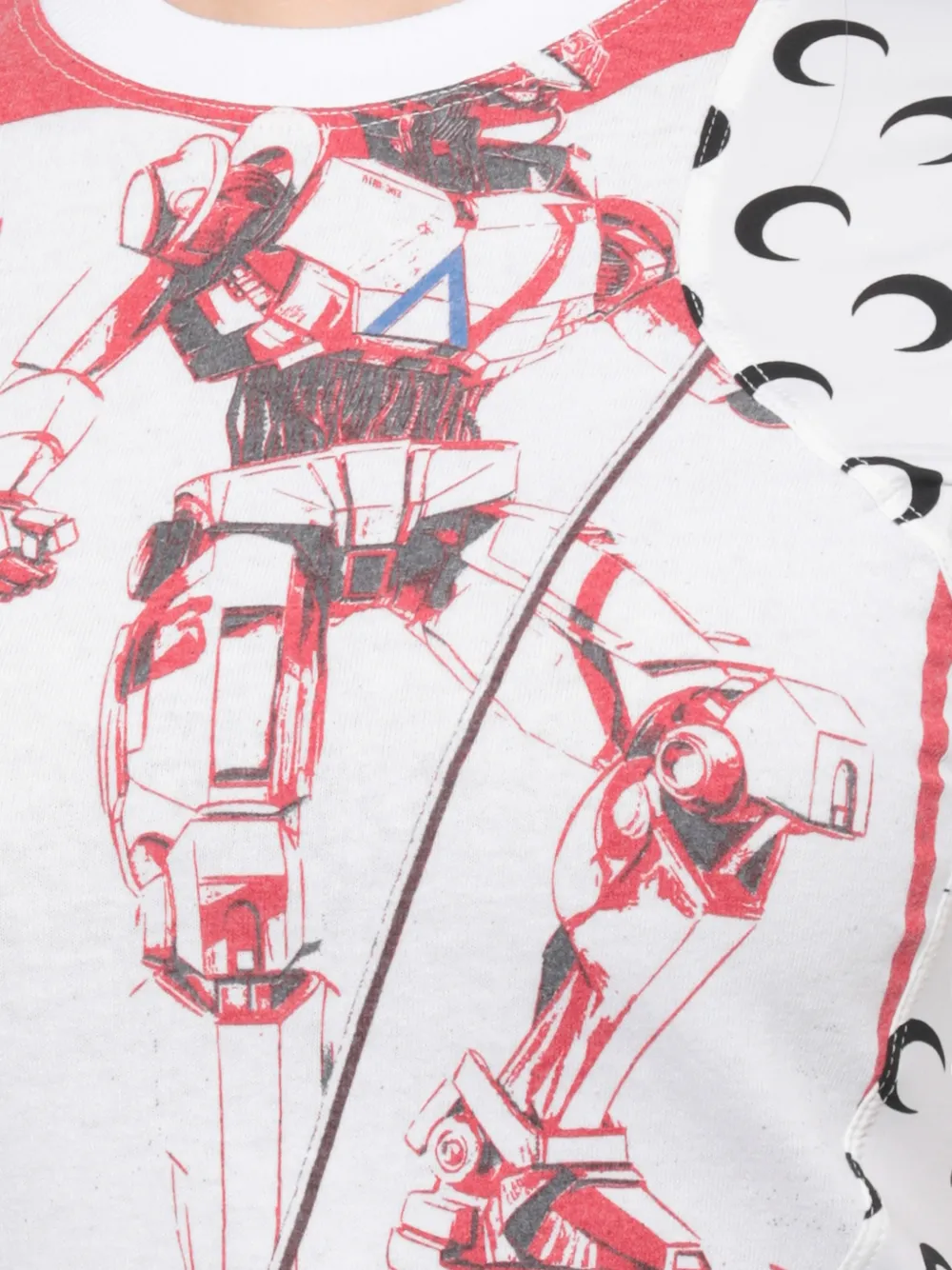 Marine Serre Moon-panel T-shirt In Multi