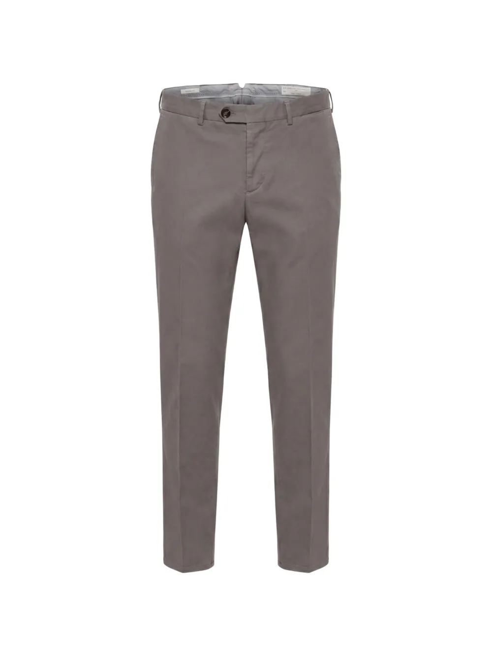 Brunello Cucinelli pressed-crease tailored trousers - Grau