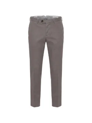 Brunello Cucinelli ストレート コットンパンツ | ブラウン | FARFETCH JP