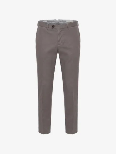 Brunello Cucinelli pressed-crease tailored trousers