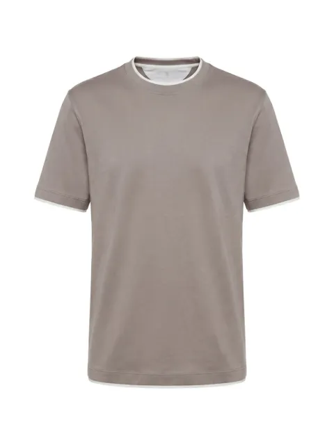 Brunello Cucinelli layered-effect T-shirt