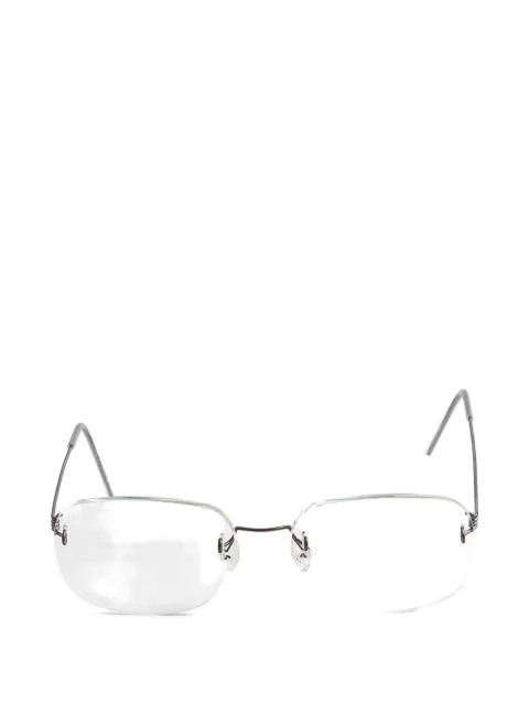 Lindberg rimless rectangle-frame glasses