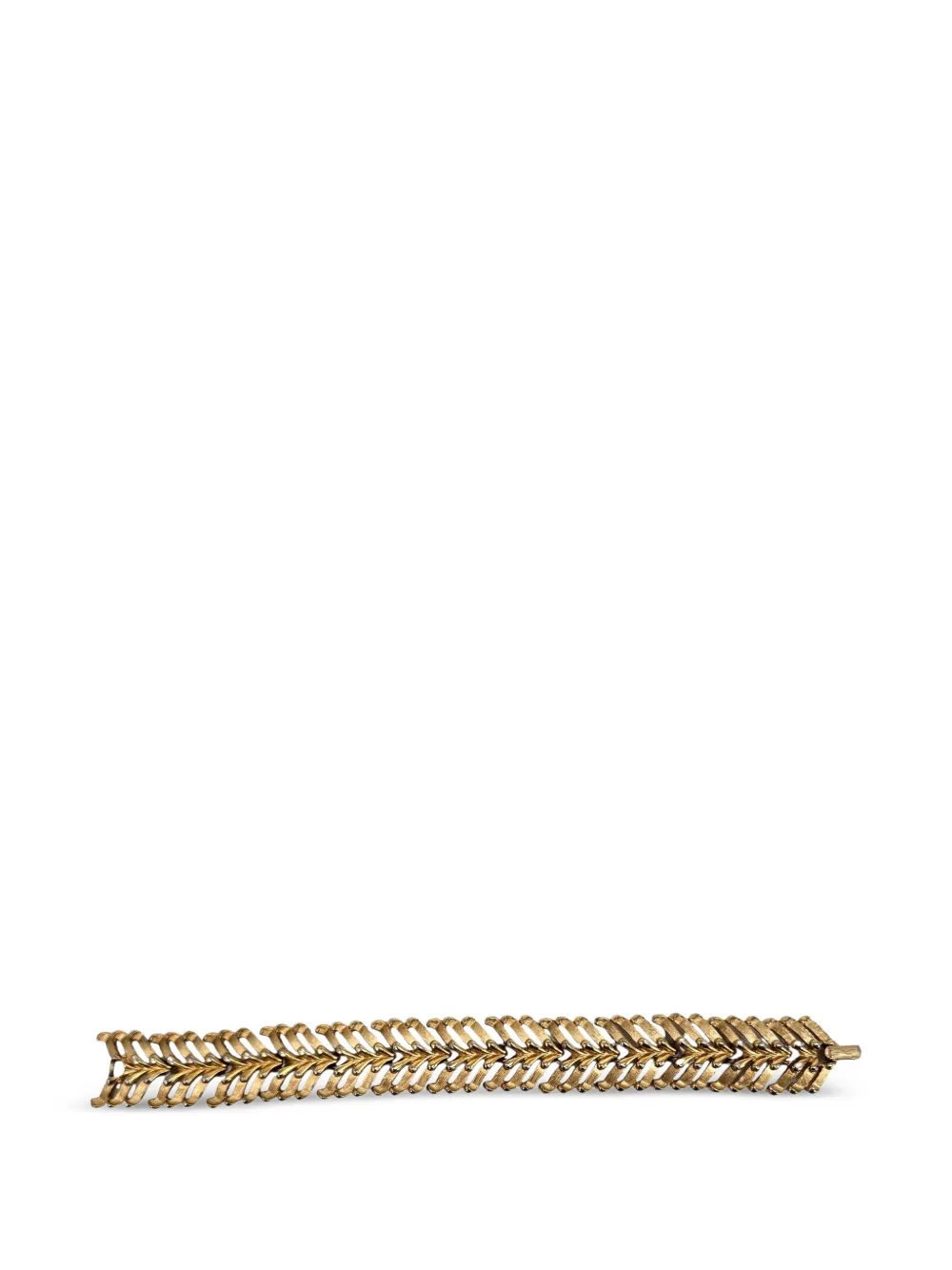  Madison Pulsera De Eslabones Chevron - Dorado 
