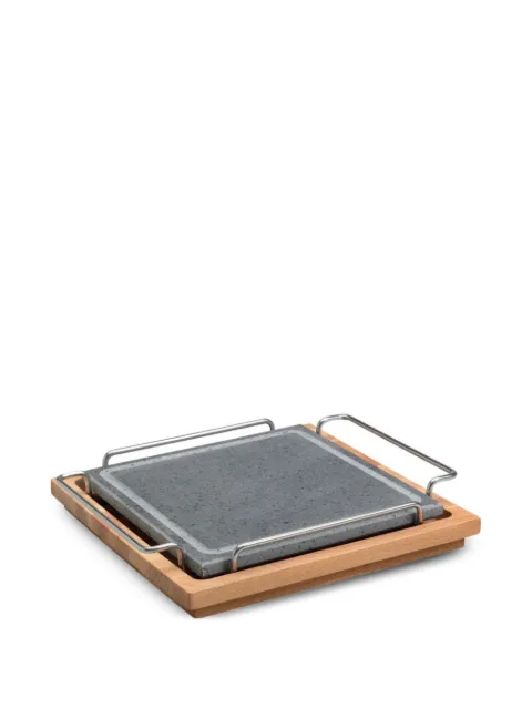 PENTOLE AGNELLI bandeja de servir con base de madera